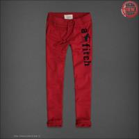 heren abercrombie and fitch moose logo elastisch sweatpants rood zwart Fashion Wonderful 8d0nm894